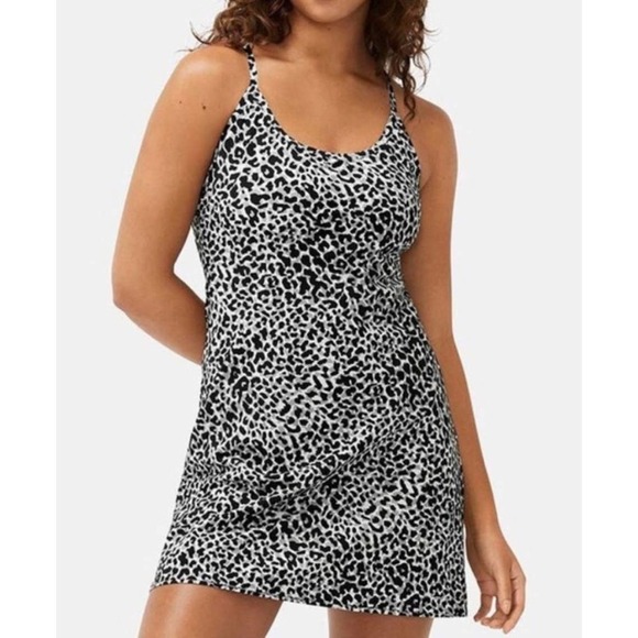 Outdoor Voices Dresses & Skirts - Outdoor Voices Snow Leopard Workout Dress